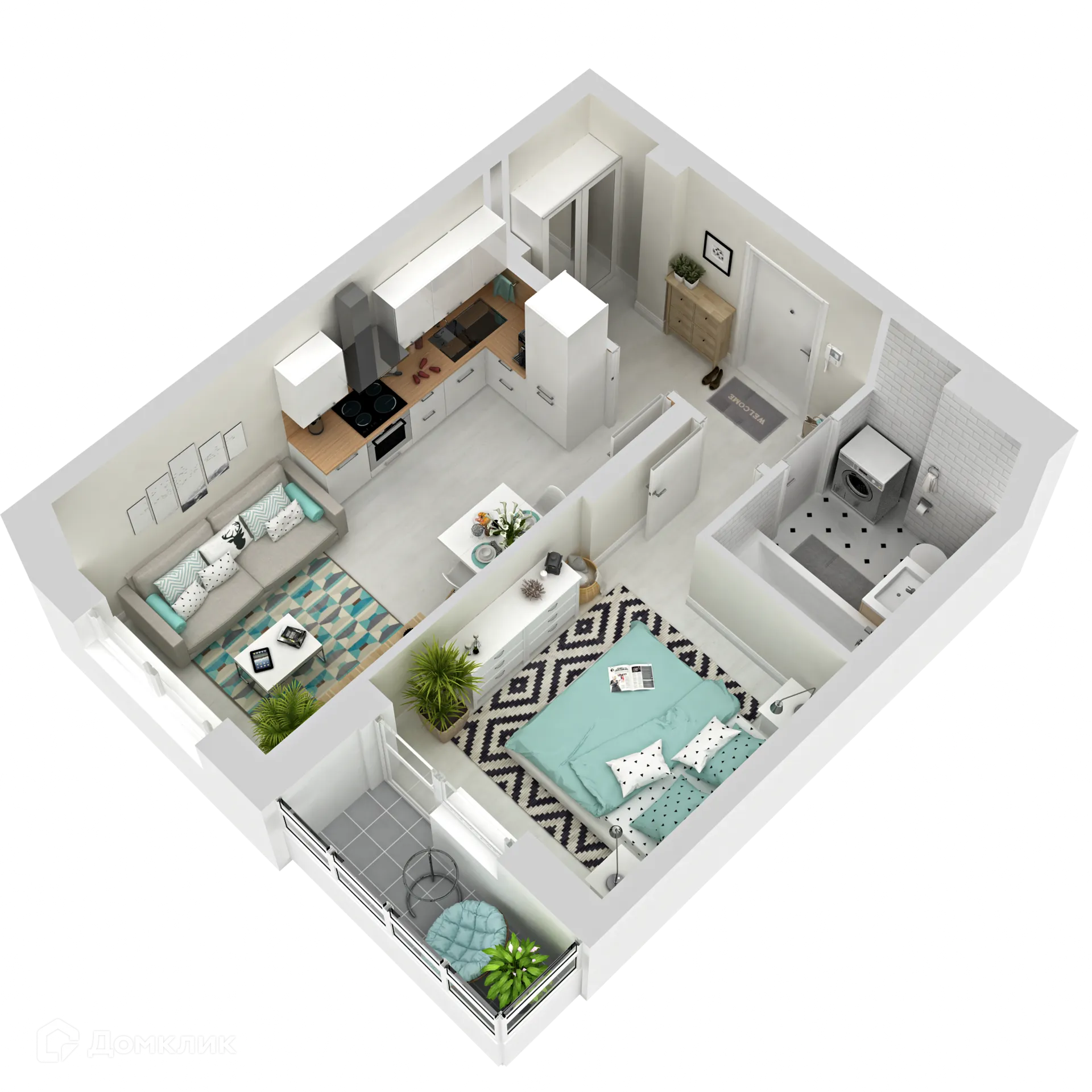 Фото квартиры в ЖК "Абрикос"