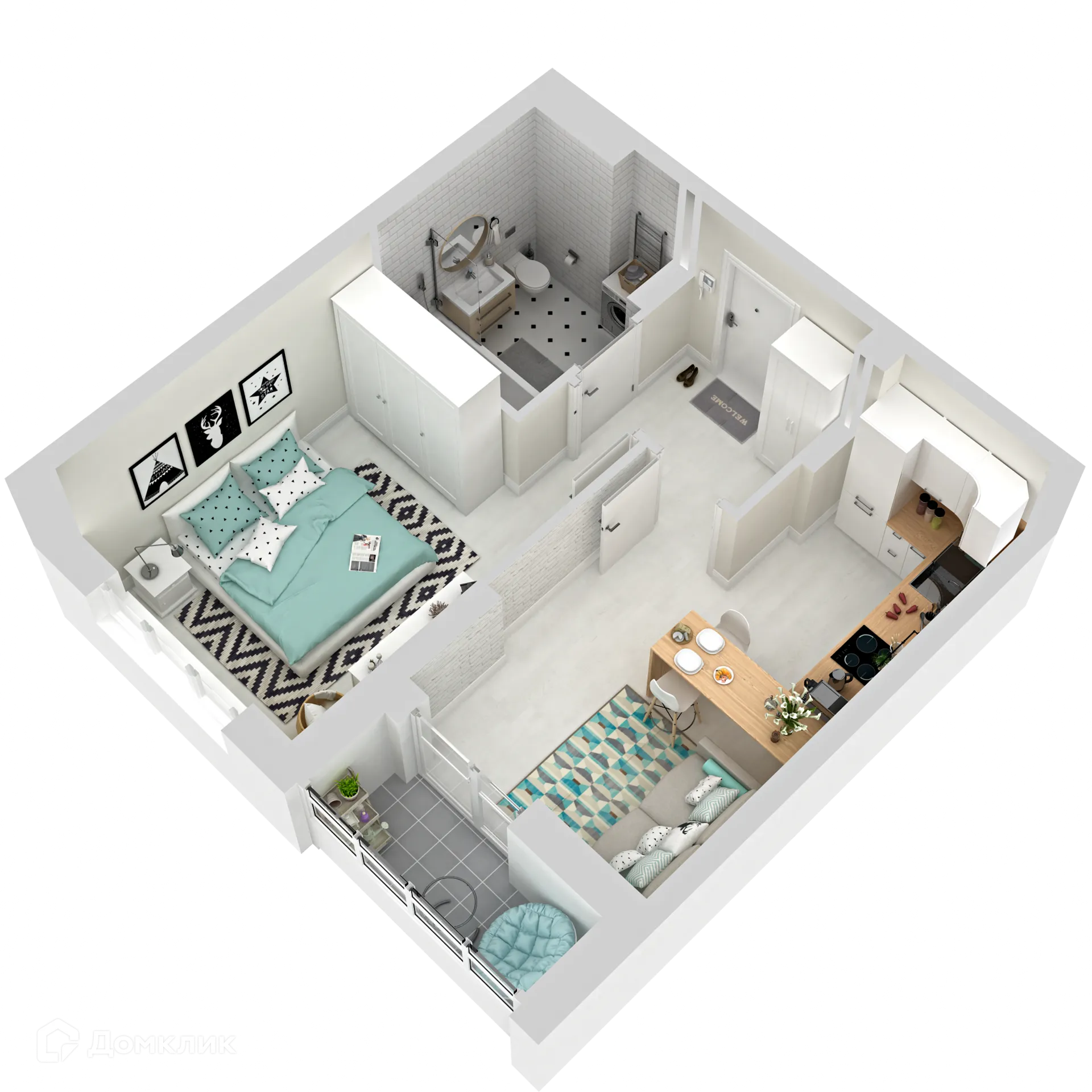 Фото квартиры в ЖК "Абрикос"