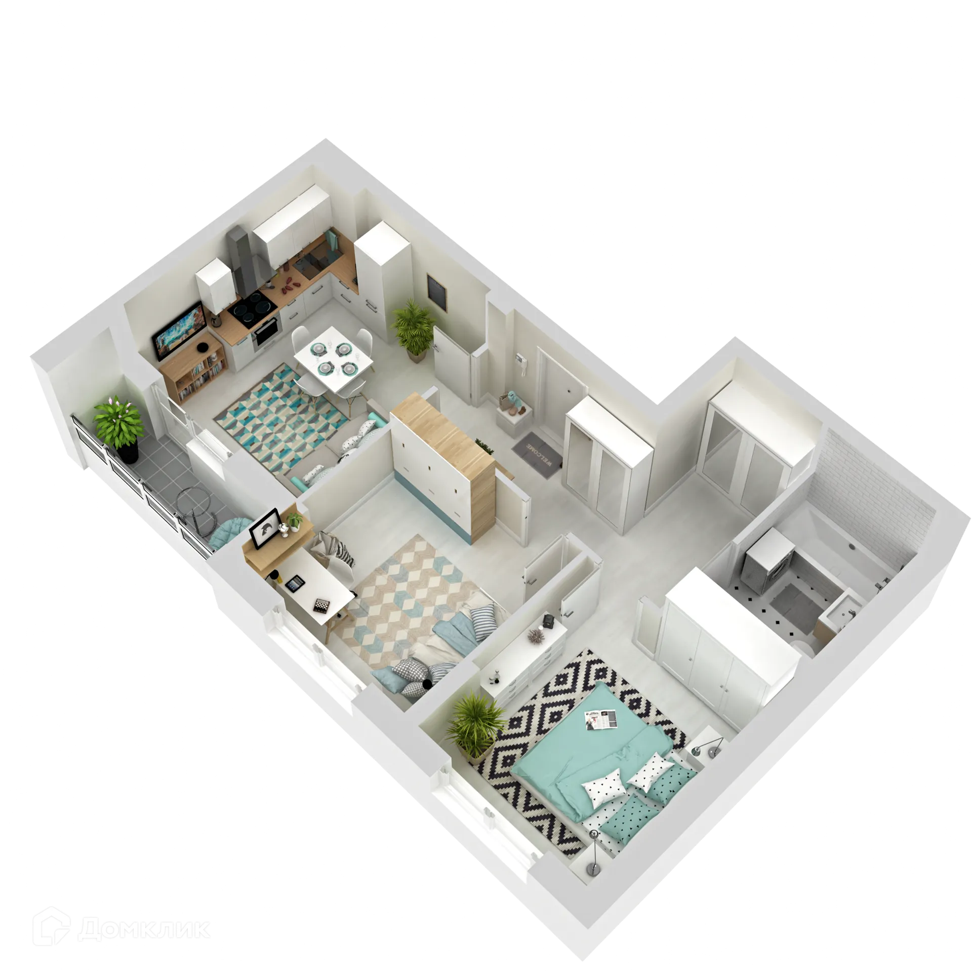 Фото квартиры в ЖК "Абрикос"