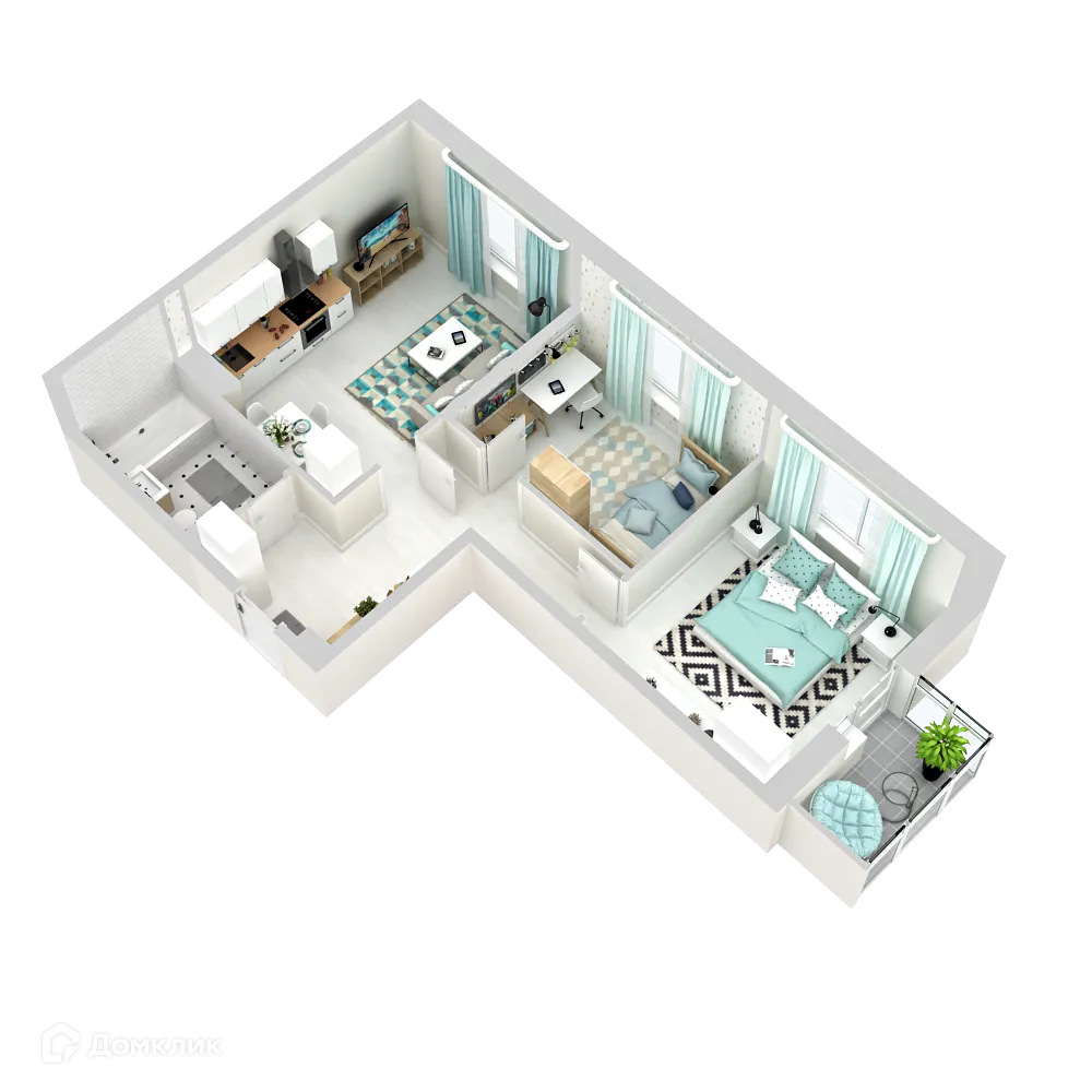 Фото квартиры в ЖК "Абрикос"