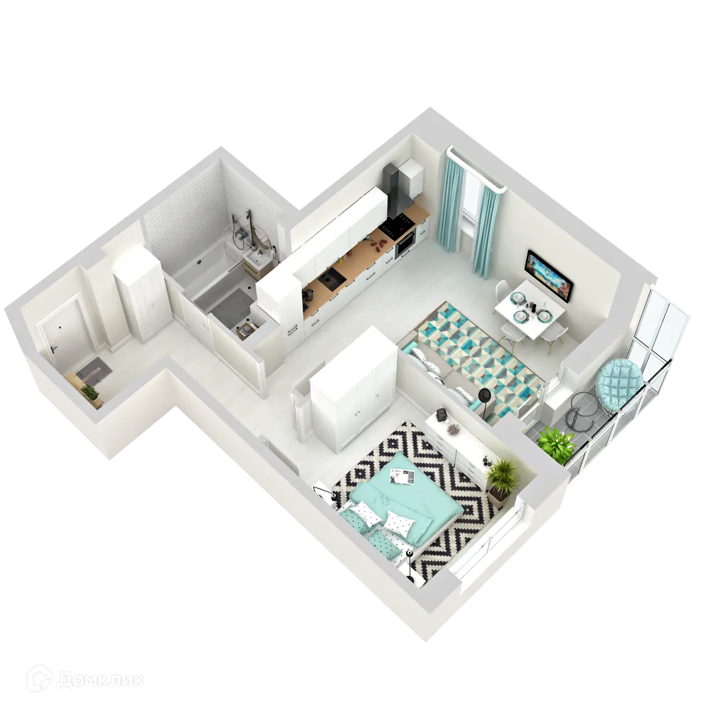 Фото квартиры в ЖК "Абрикос"