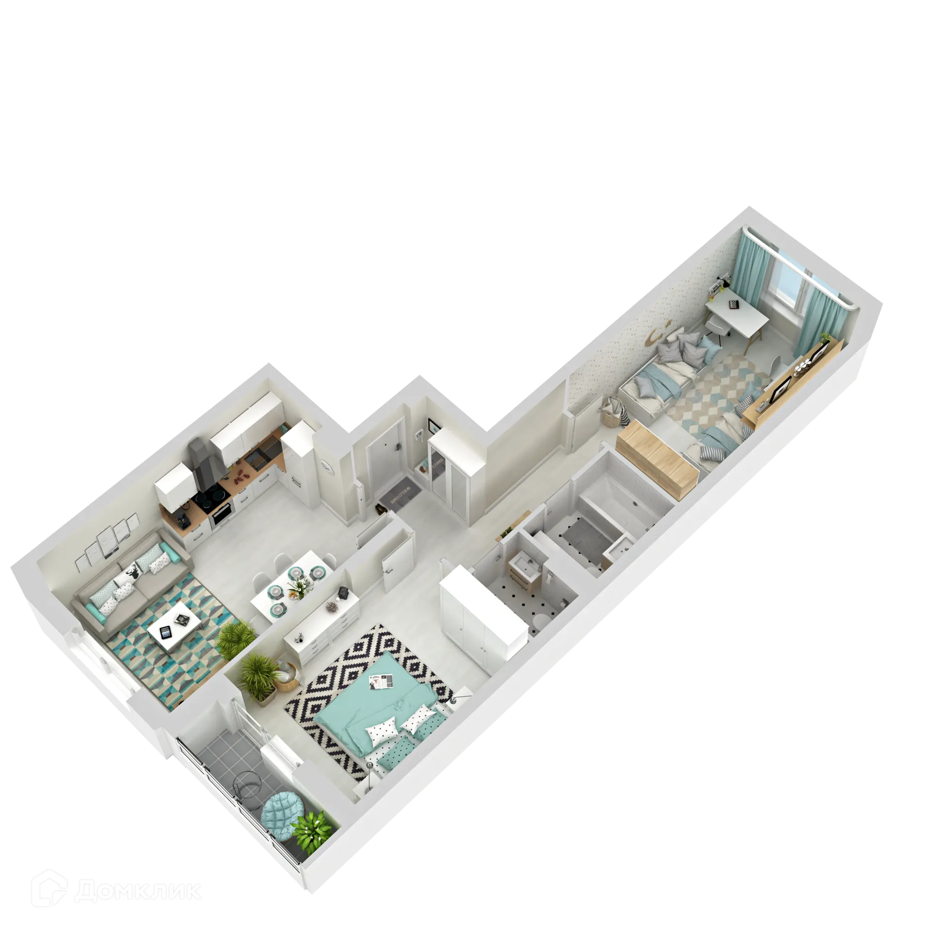 Фото квартиры в ЖК "Абрикос"