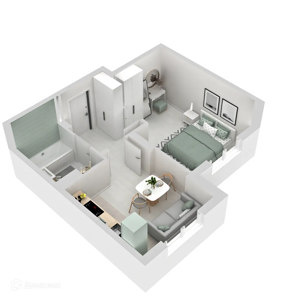 Фото квартиры в ЖК "Абрикос"