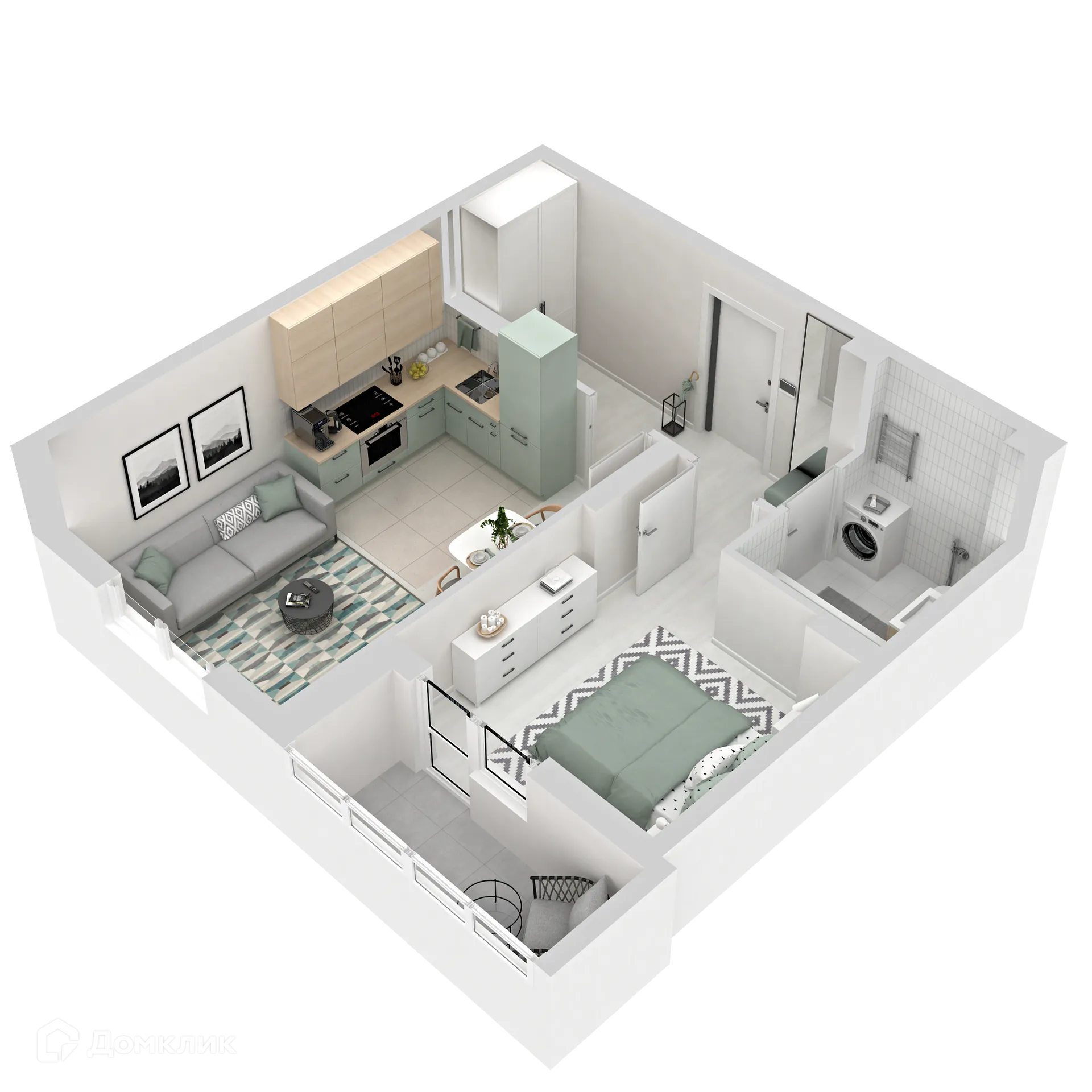 Фото квартиры в ЖК "Абрикос"