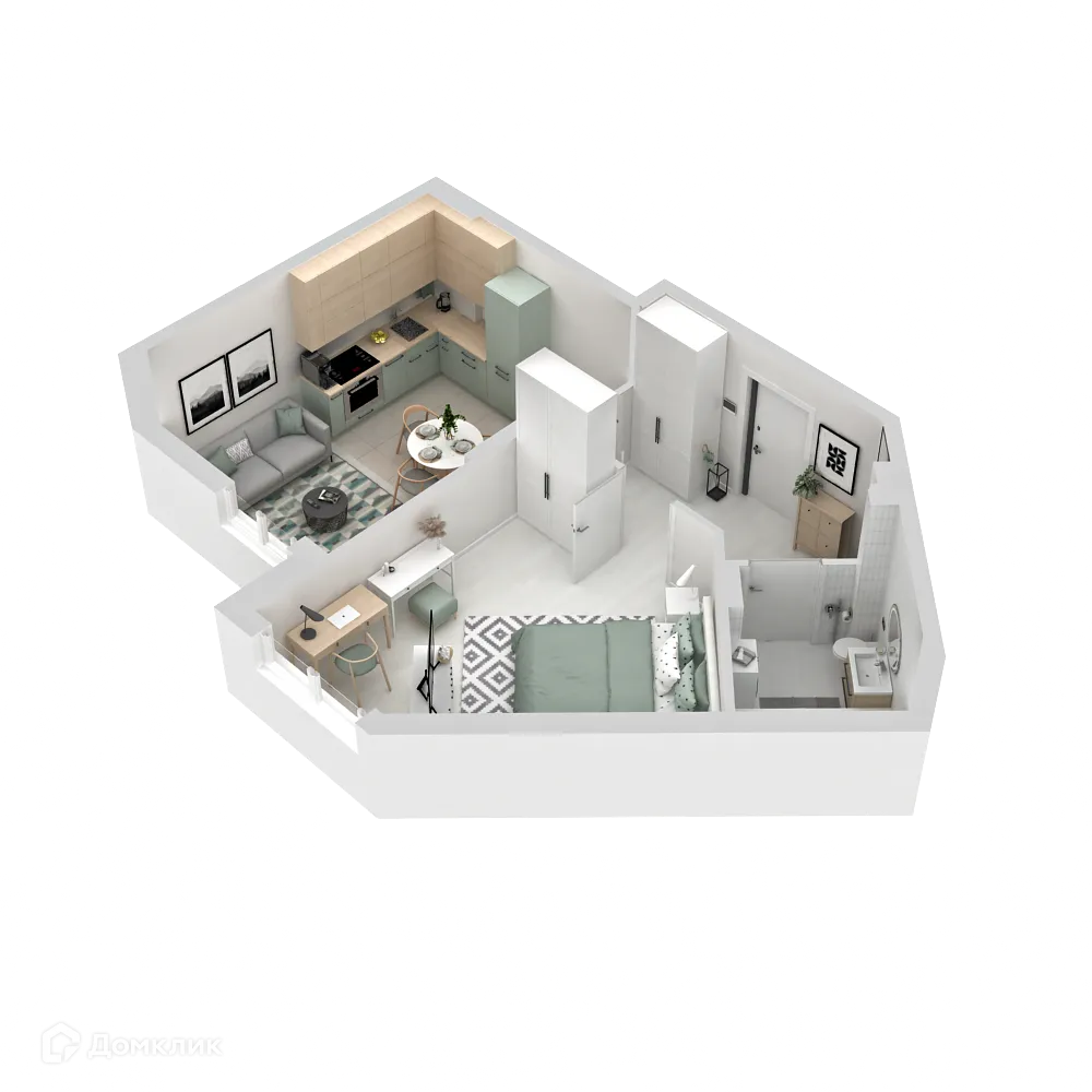 Фото квартиры в ЖК "Абрикос"