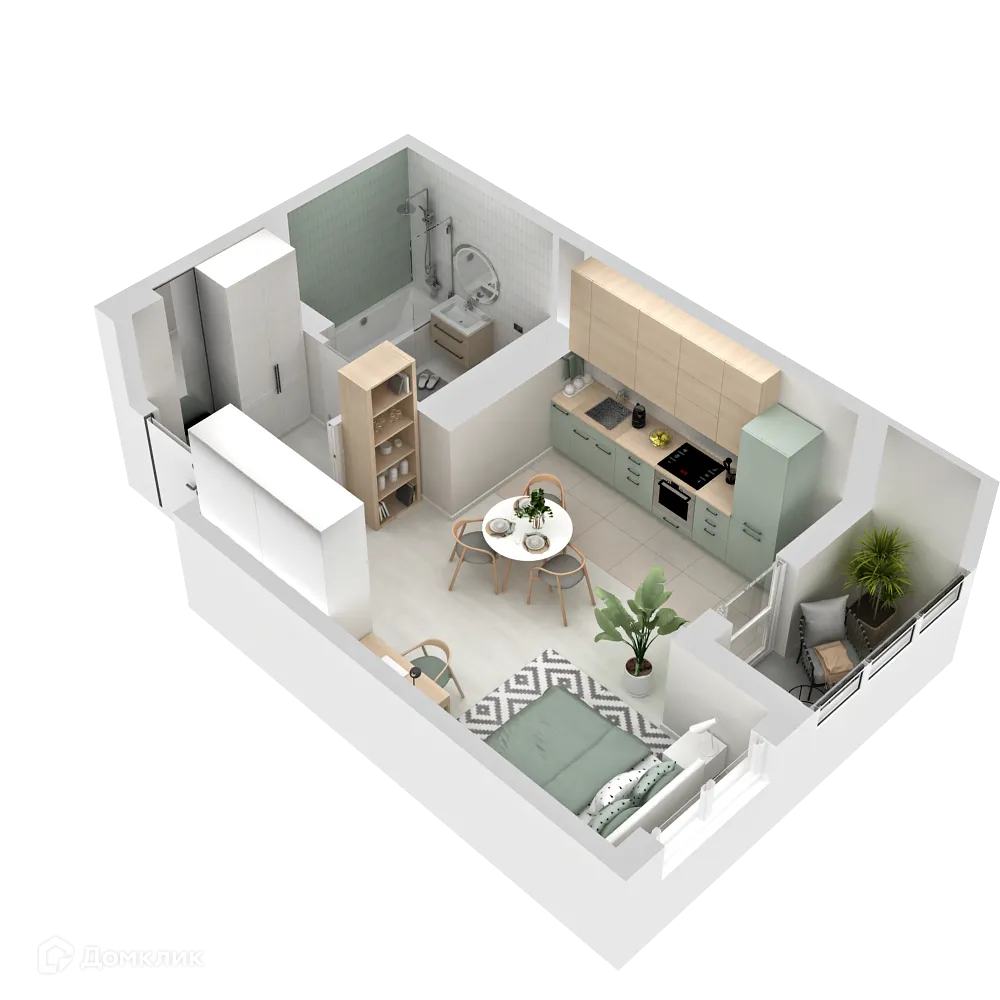 Фото квартиры в ЖК "Абрикос"