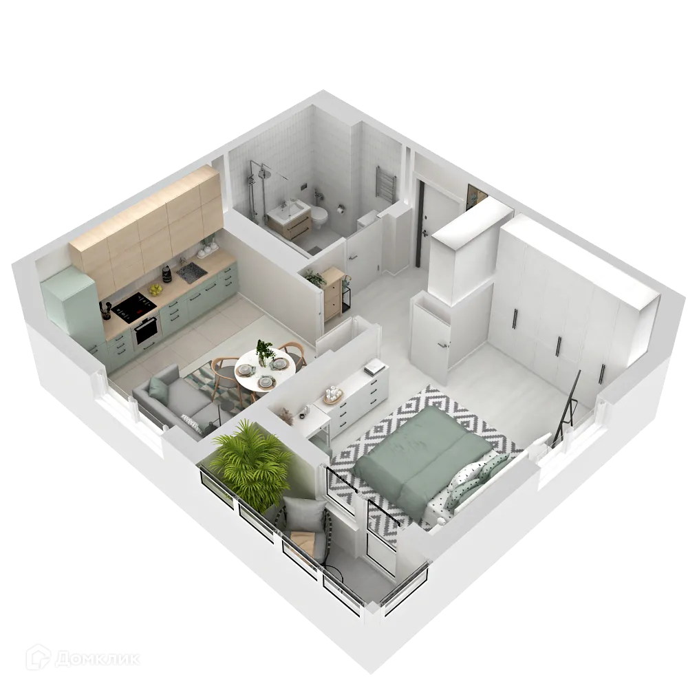 Фото квартиры в ЖК "Абрикос"