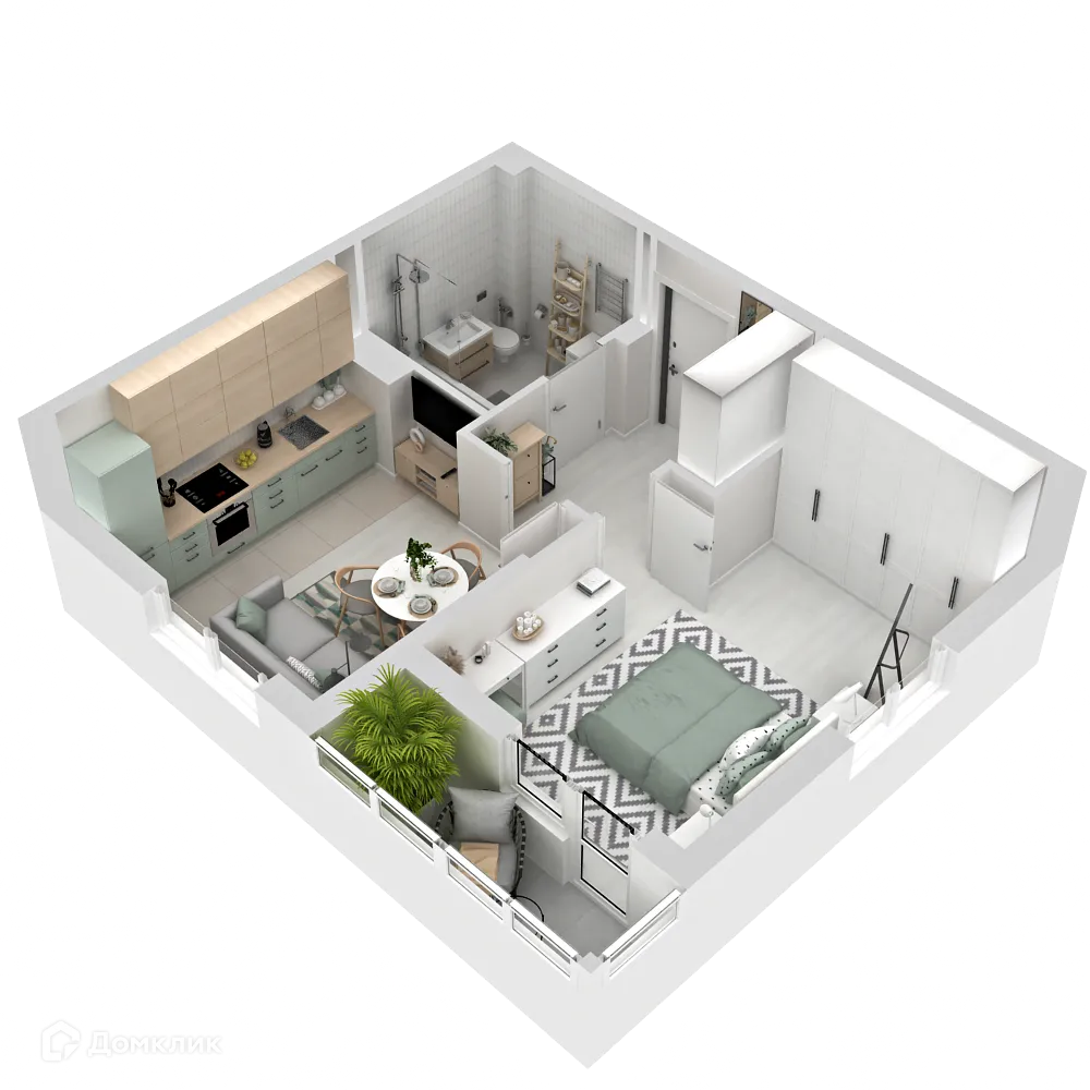 Фото квартиры в ЖК "Абрикос"