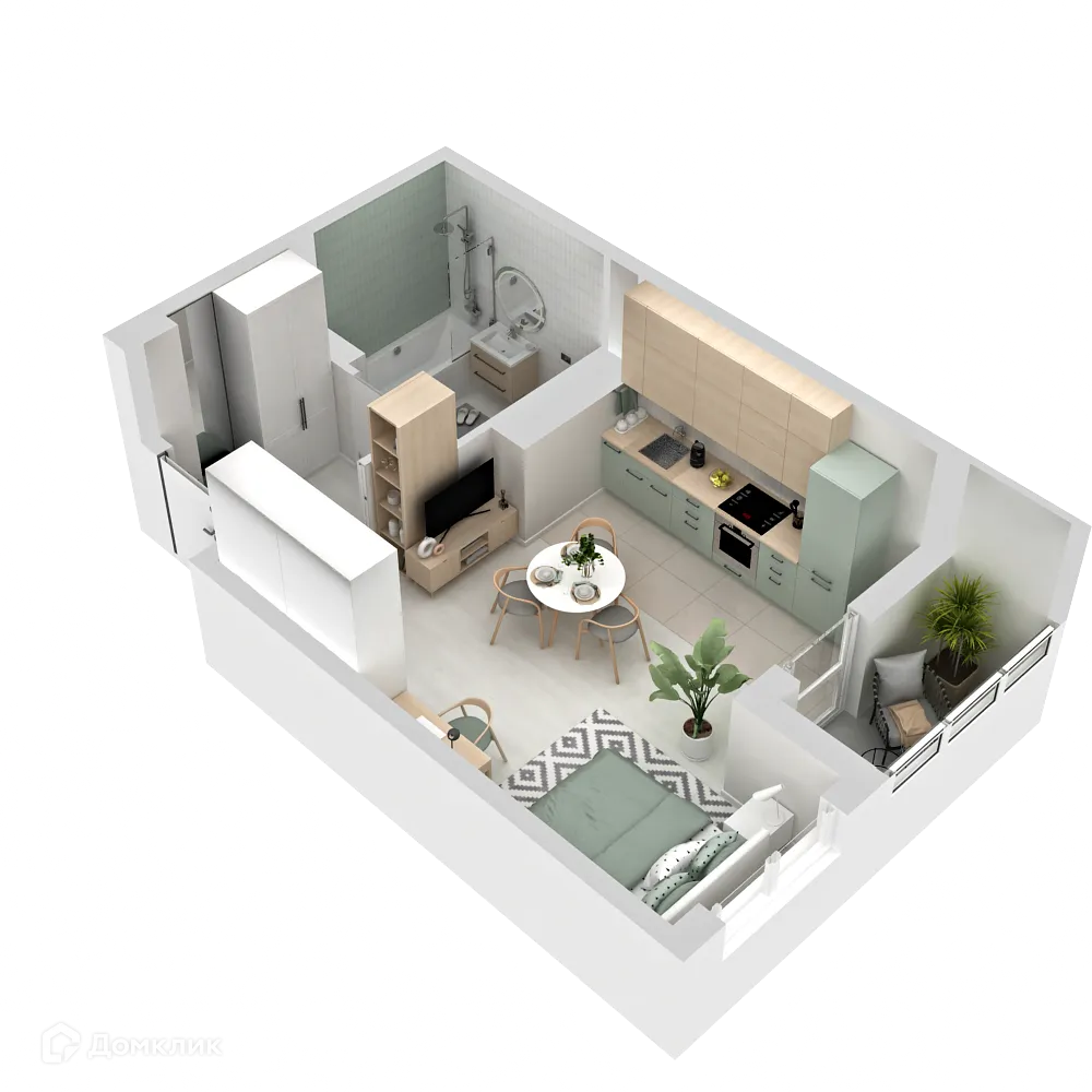 Фото квартиры в ЖК "Абрикос"