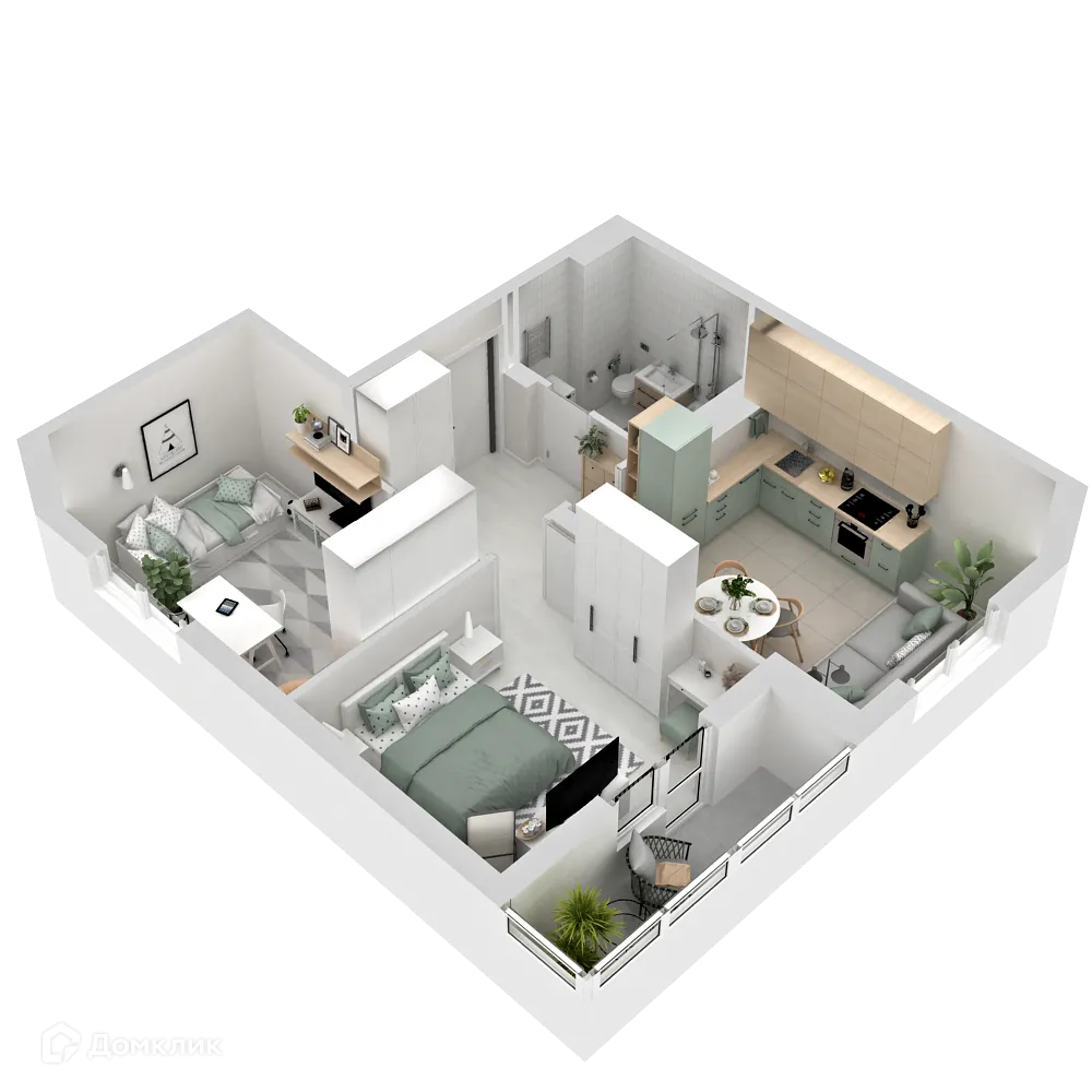 Фото квартиры в ЖК "Абрикос"