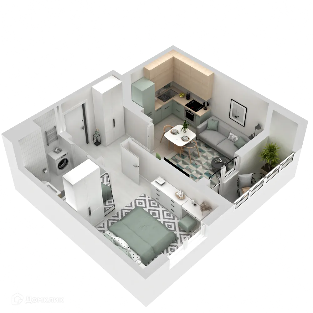 Фото квартиры в ЖК "Абрикос"