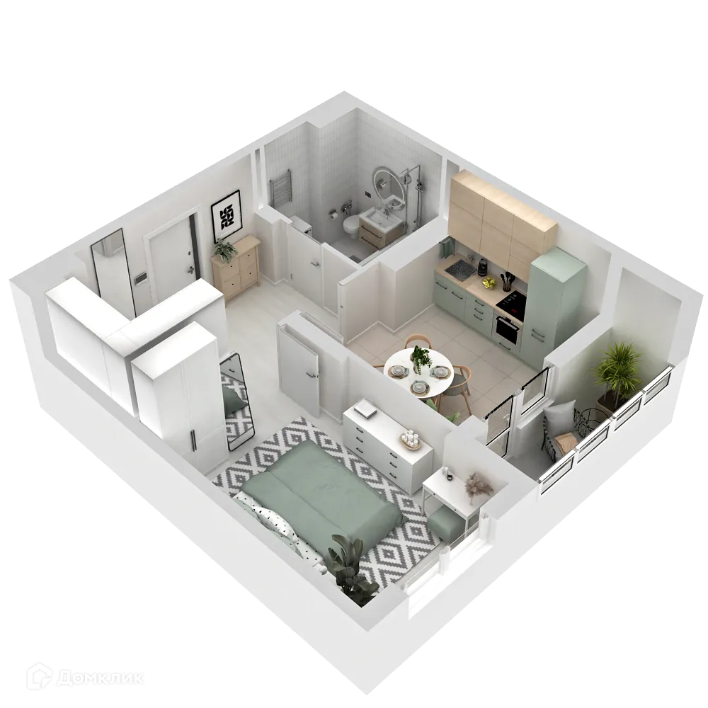 Фото квартиры в ЖК "Абрикос"