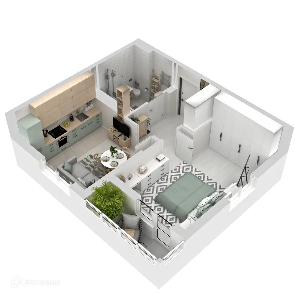 Фото квартиры в ЖК "Абрикос"