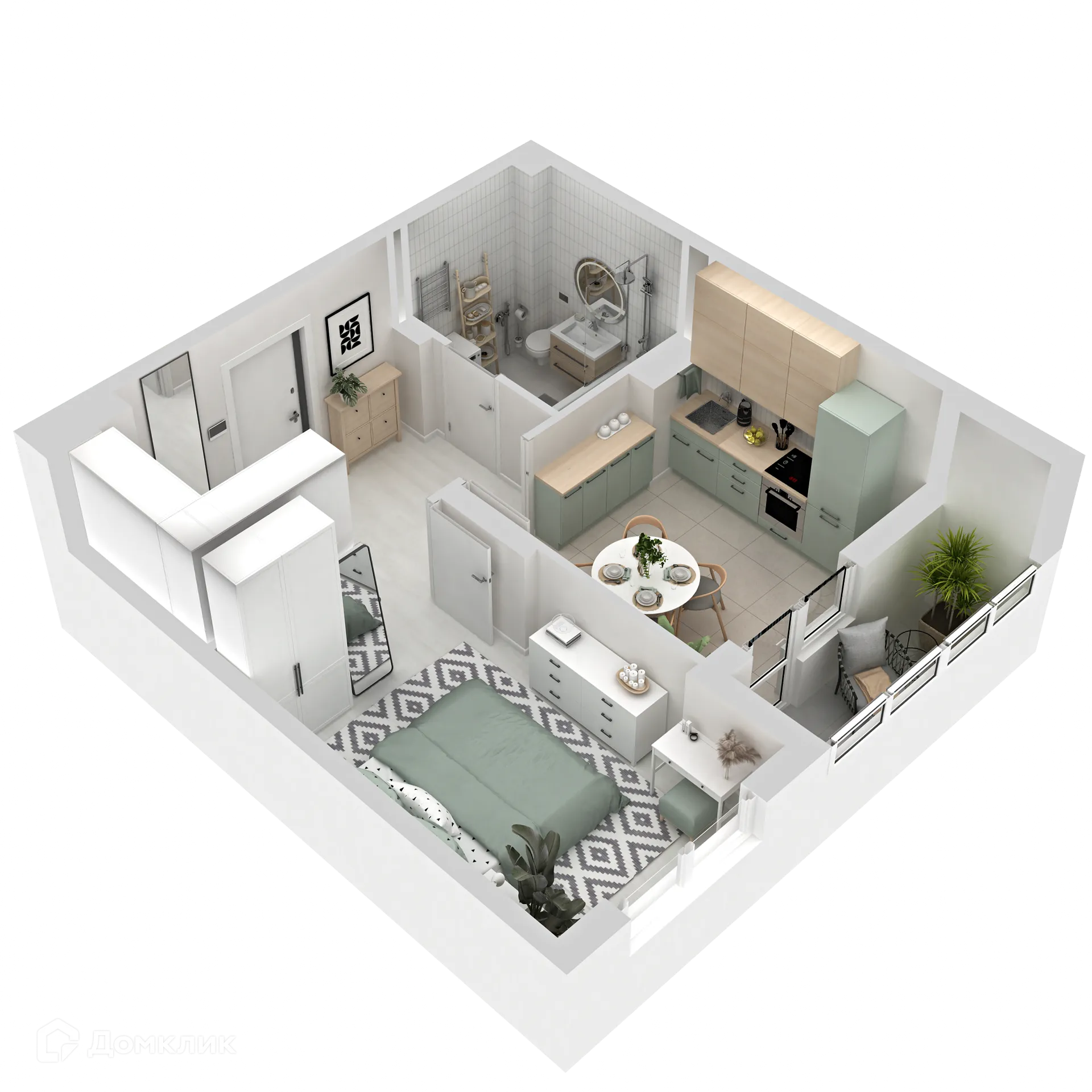 Фото квартиры в ЖК "Абрикос"