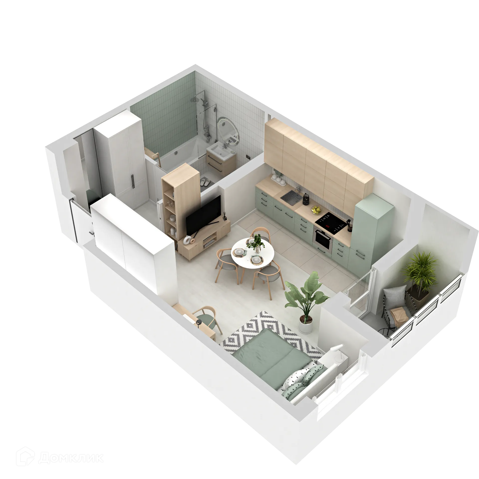 Фото квартиры в ЖК "Абрикос"