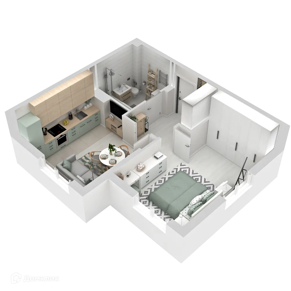 Фото квартиры в ЖК "Абрикос"