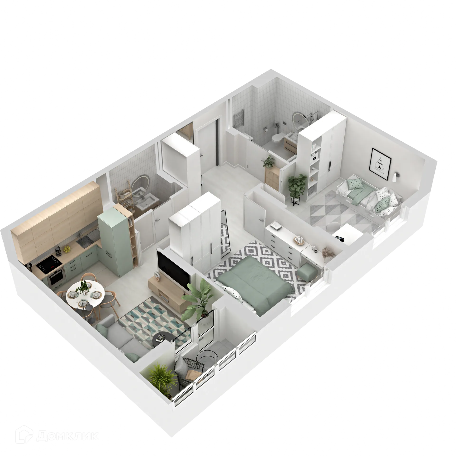 Фото квартиры в ЖК "Абрикос"