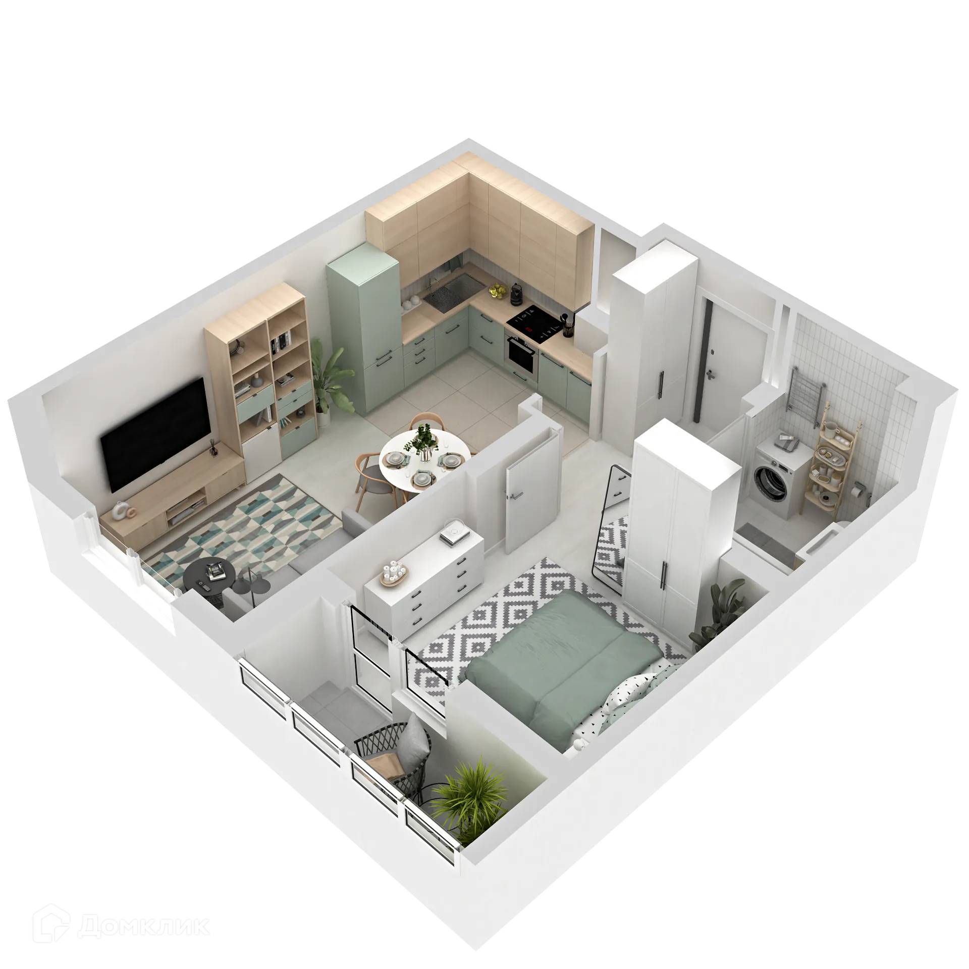 Фото квартиры в ЖК "Абрикос"