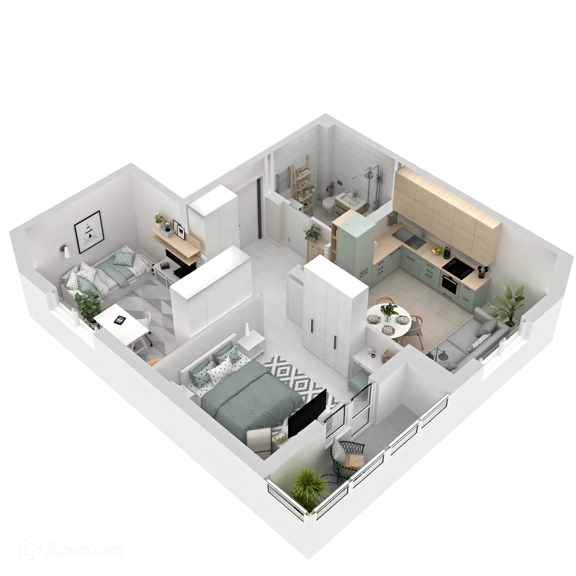 Фото квартиры в ЖК "Абрикос"