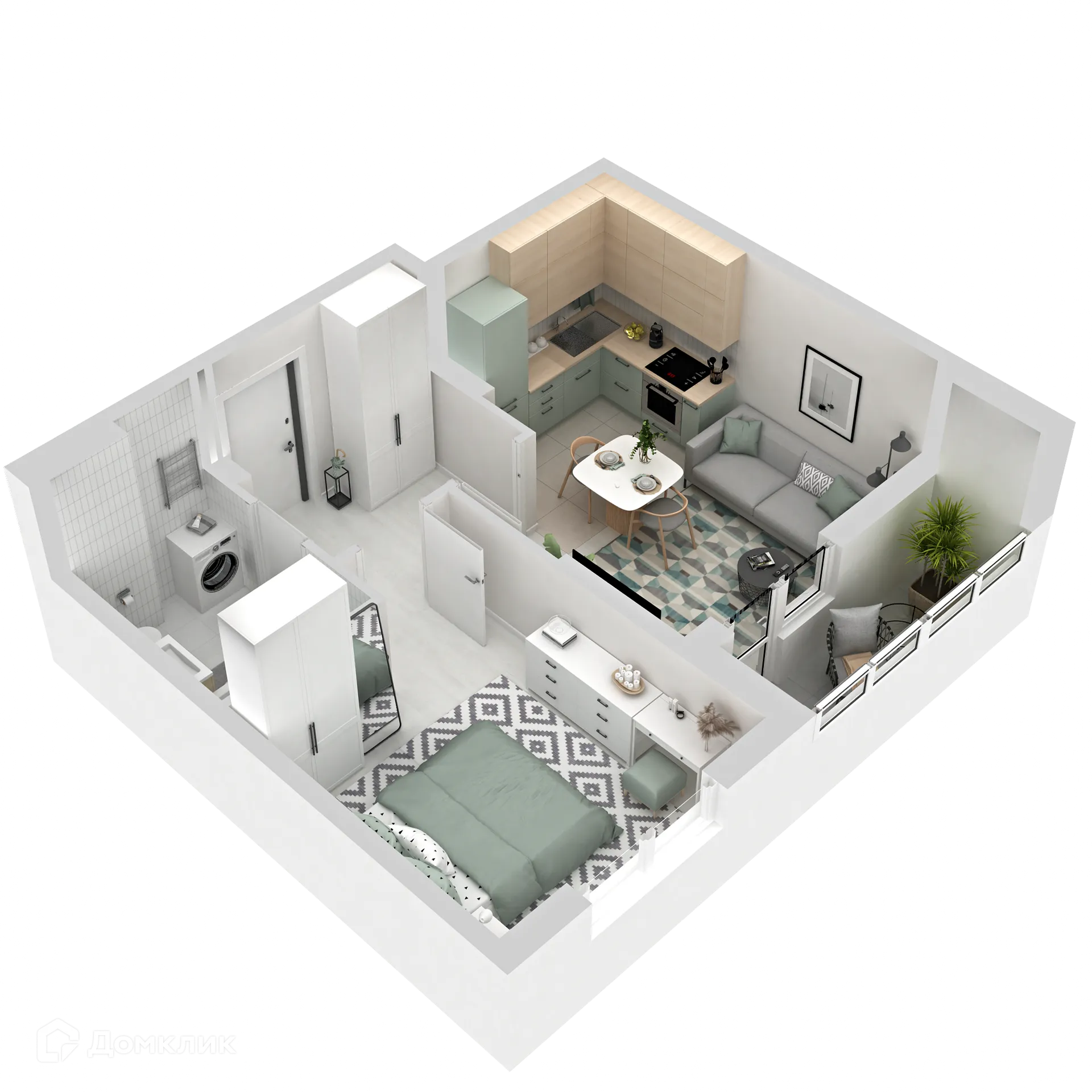 Фото квартиры в ЖК "Абрикос"