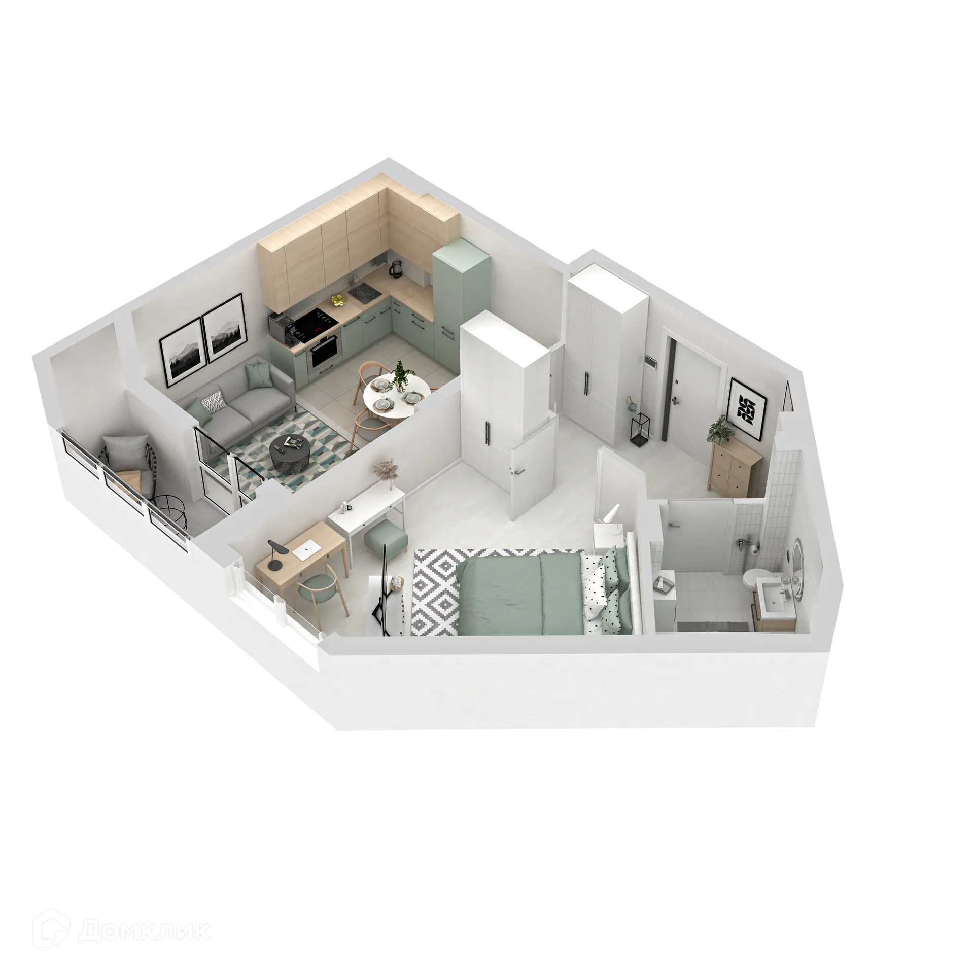 Фото квартиры в ЖК "Абрикос"