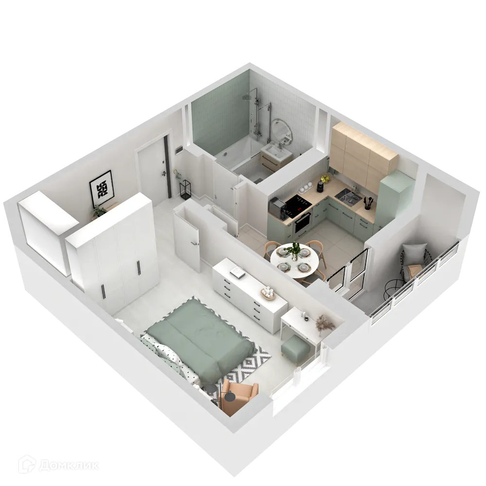 Фото квартиры в ЖК "Абрикос"