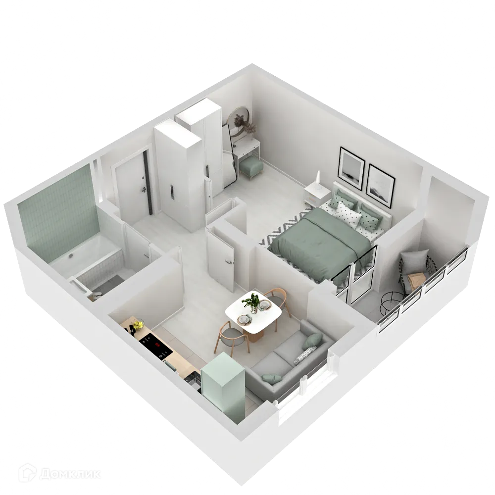 Фото квартиры в ЖК "Абрикос"