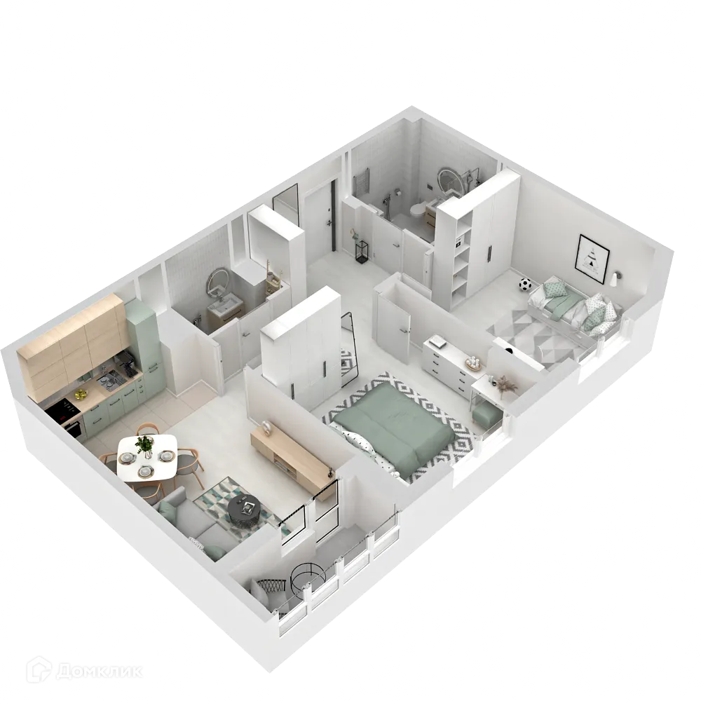 Фото квартиры в ЖК "Абрикос"