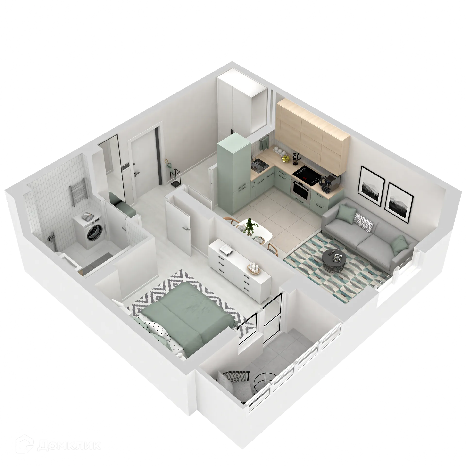 Фото квартиры в ЖК "Абрикос"