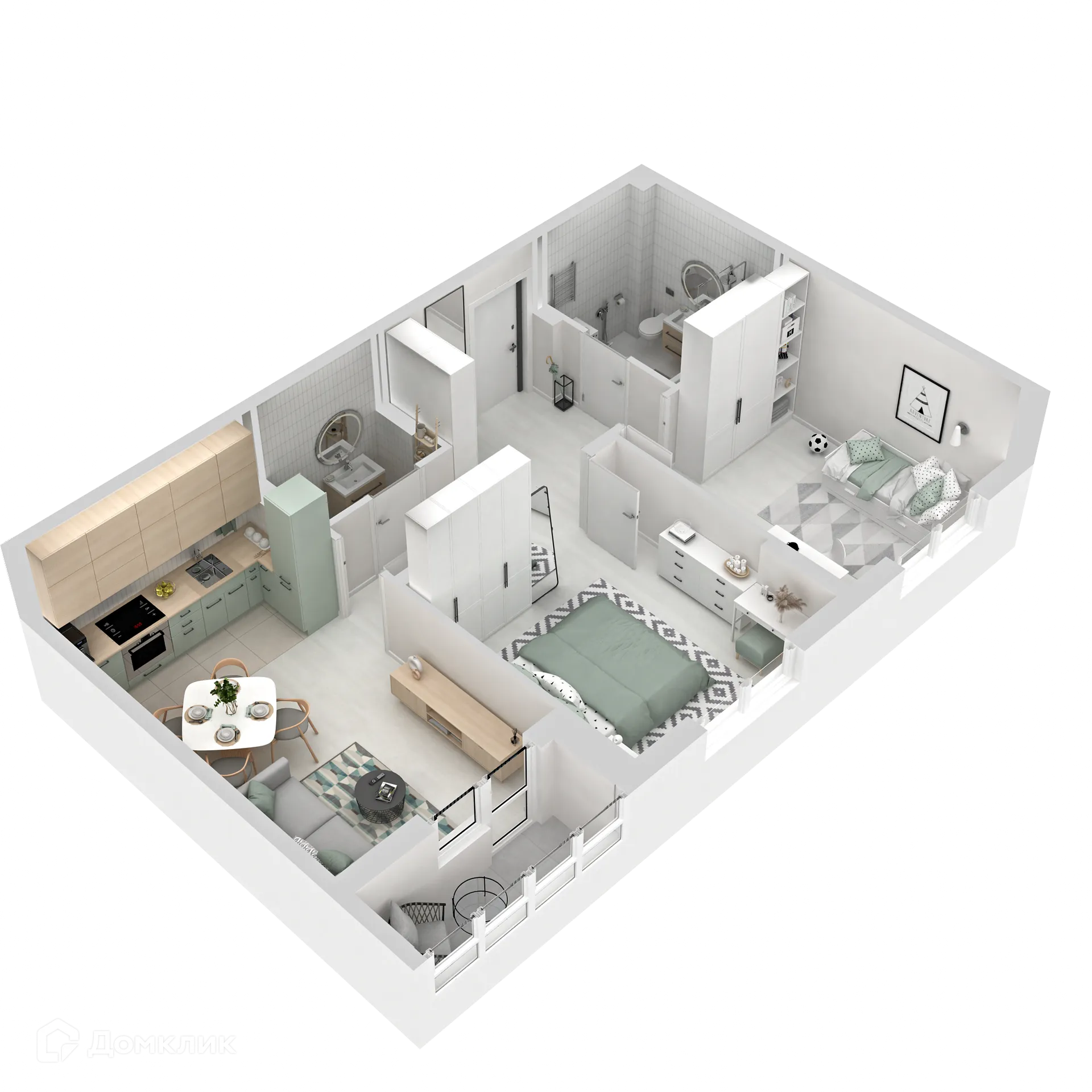 Фото квартиры в ЖК "Абрикос"