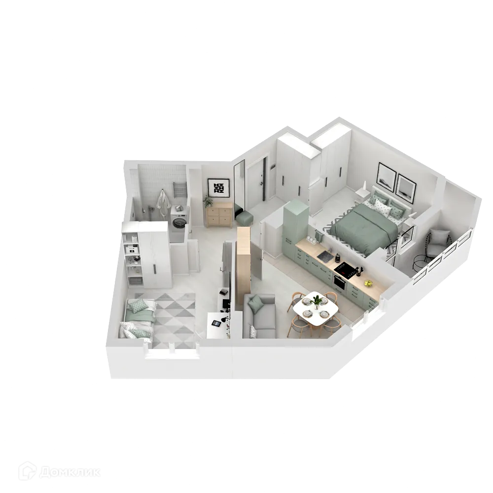 Фото квартиры в ЖК "Абрикос"