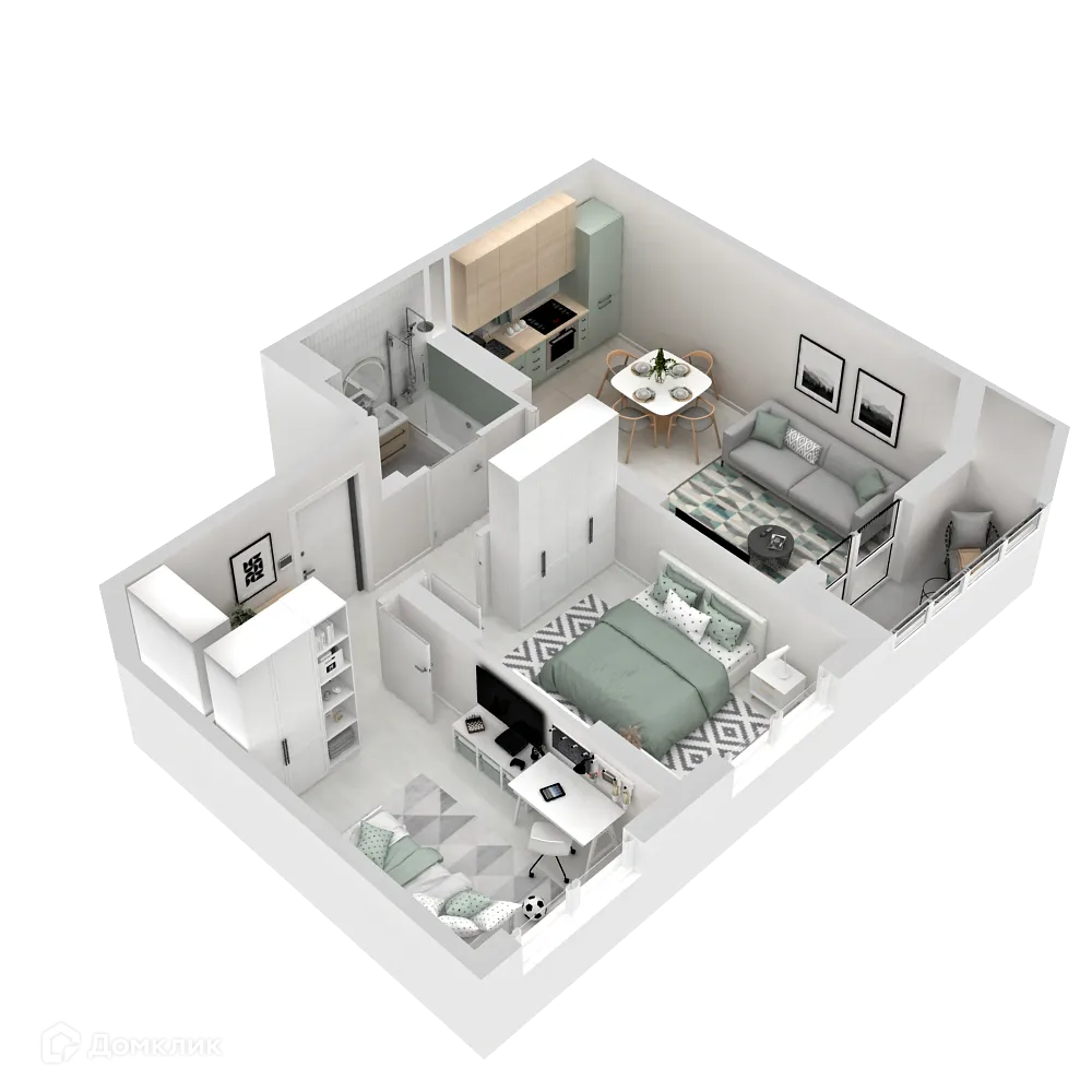 Фото квартиры в ЖК "Абрикос"