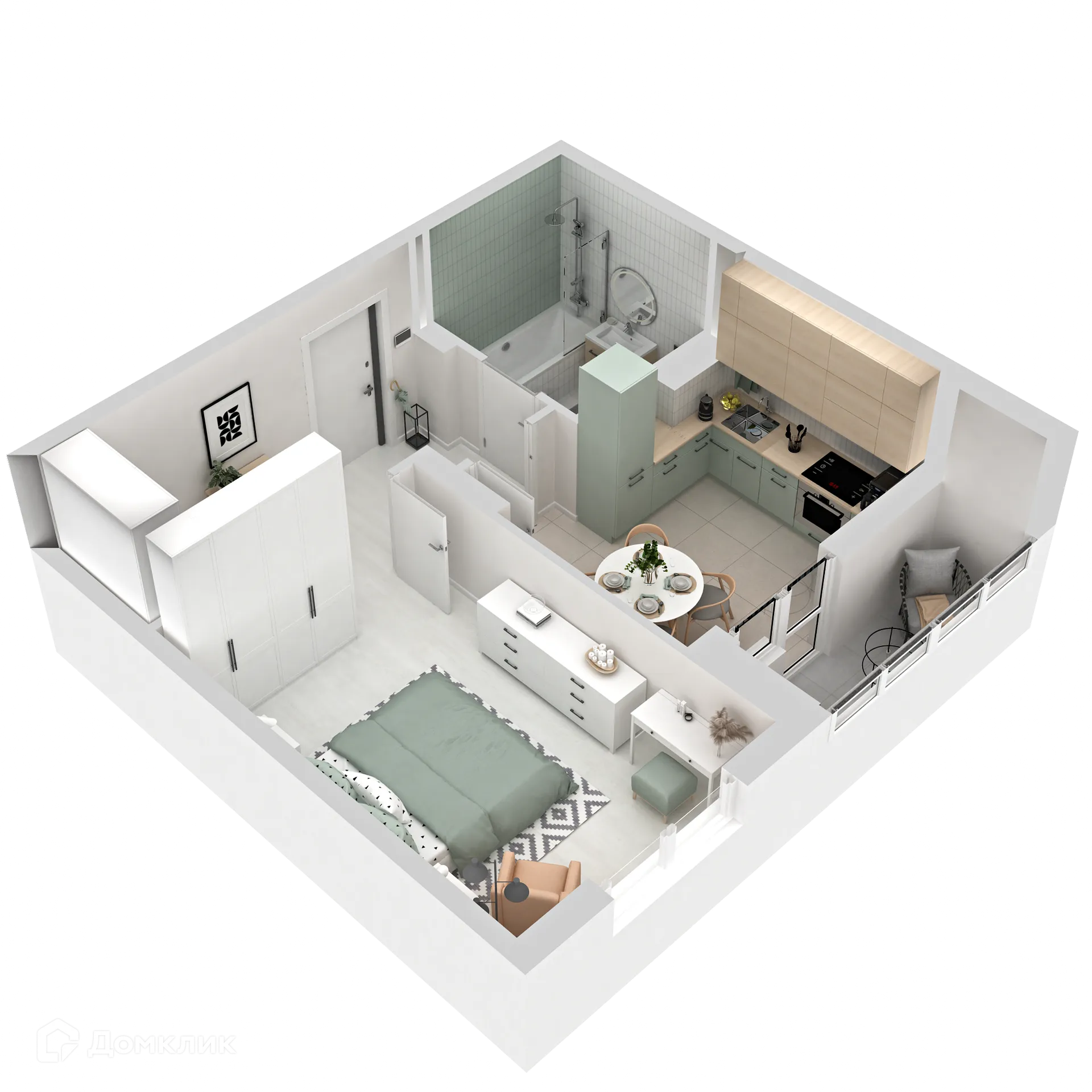 Фото квартиры в ЖК "Абрикос"