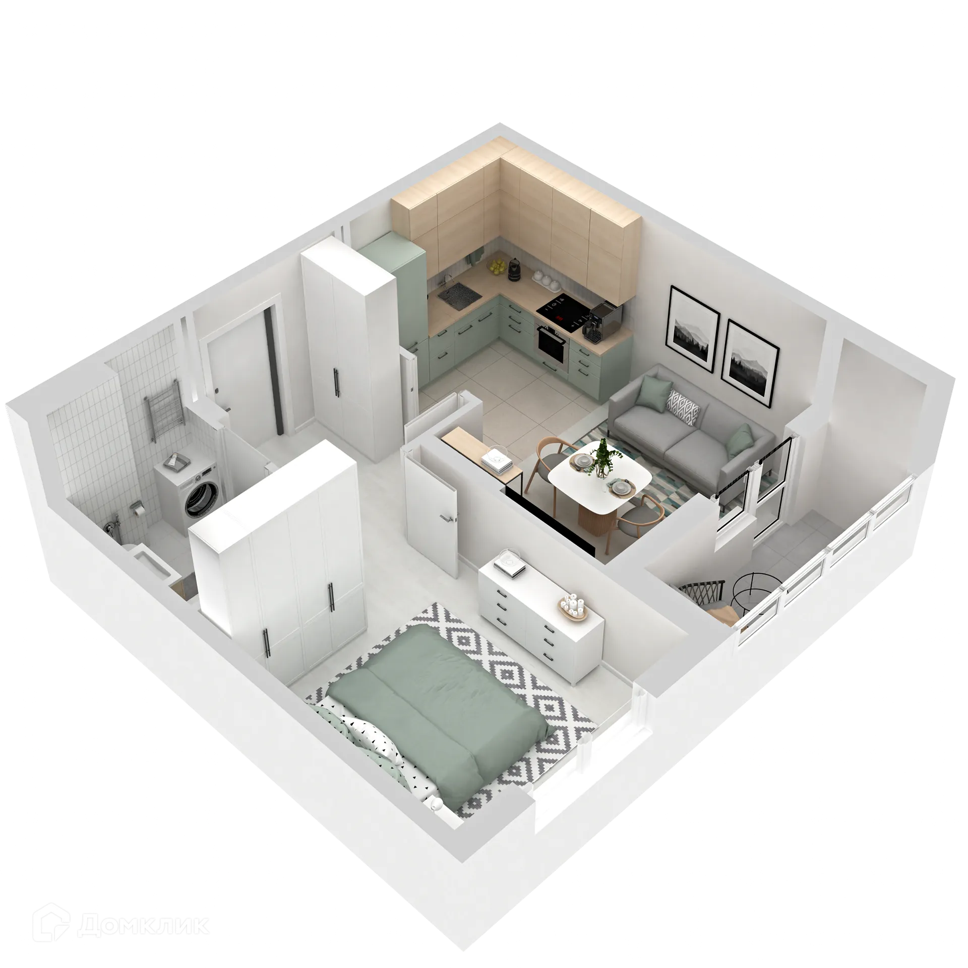 Фото квартиры в ЖК "Абрикос"