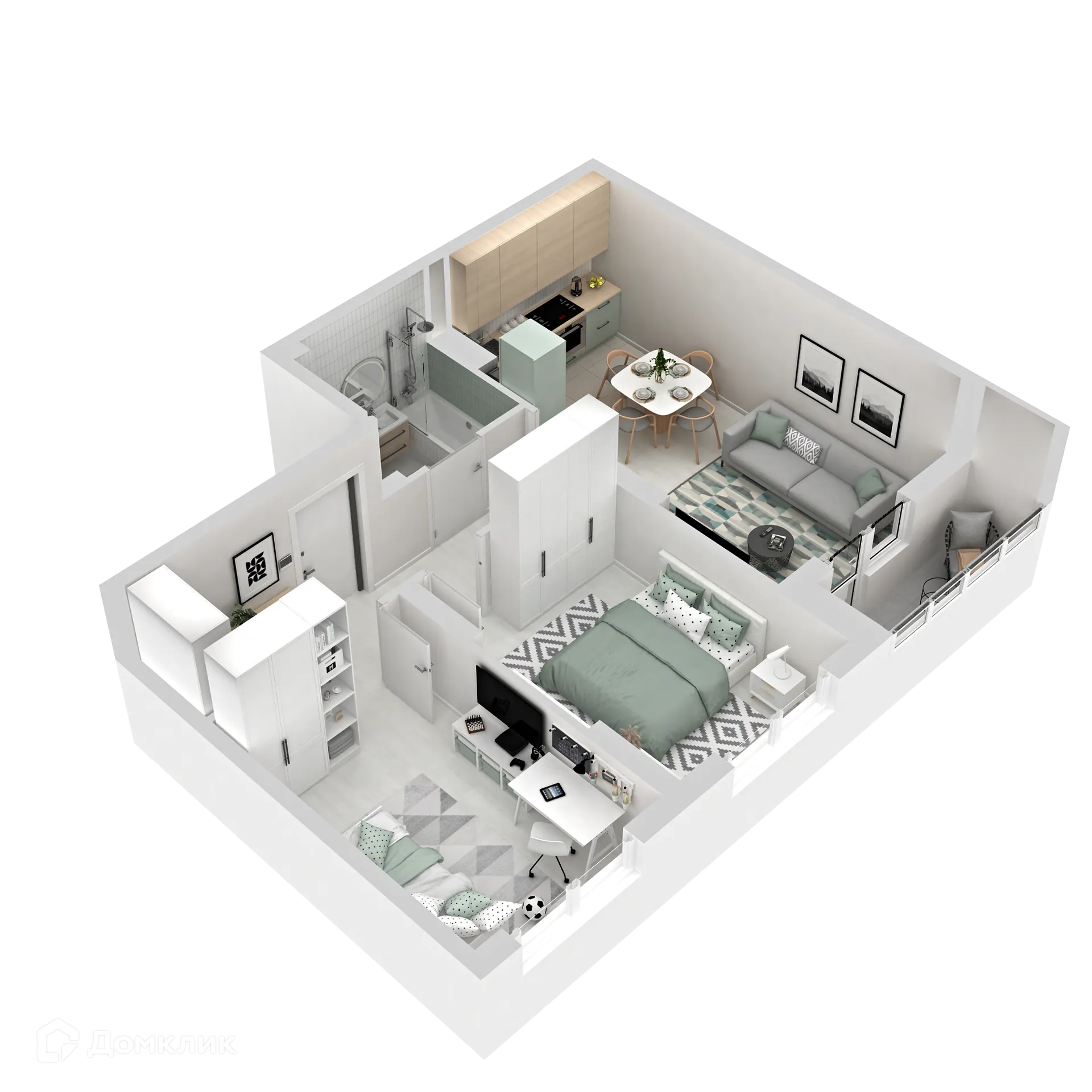 Фото квартиры в ЖК "Абрикос"