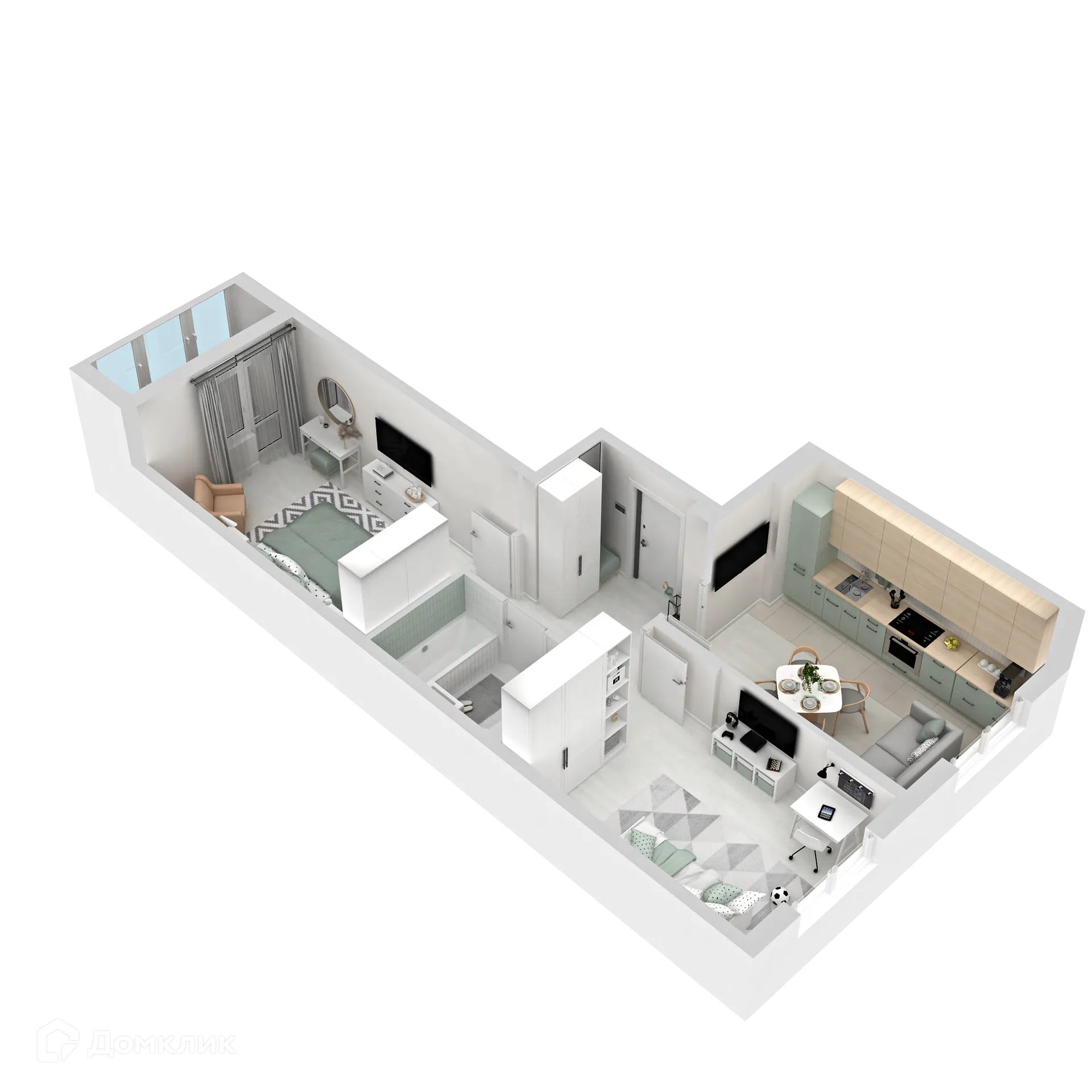 Фото квартиры в ЖК "Абрикос"