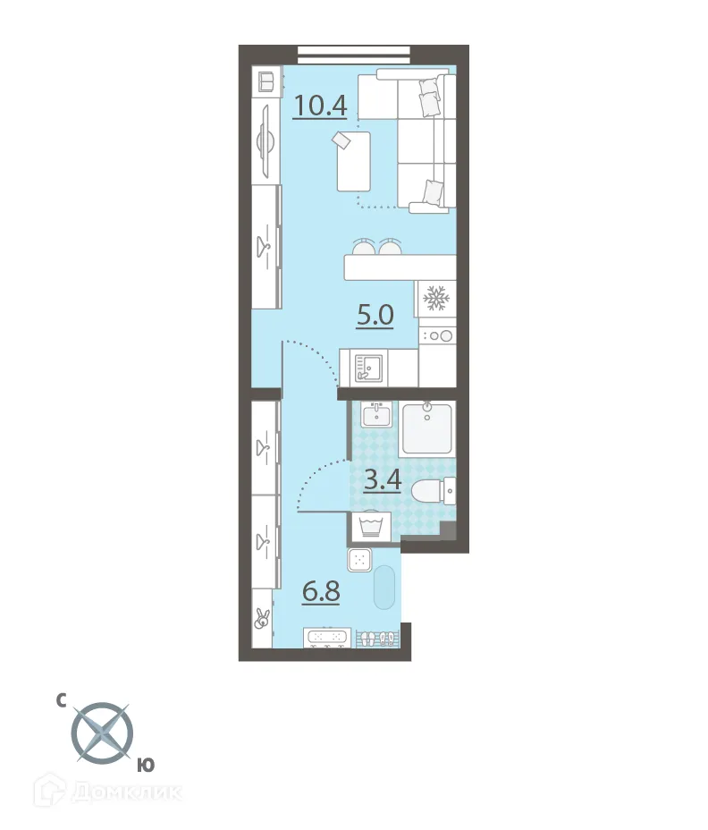 Фото квартиры в ЖК Мичуринский