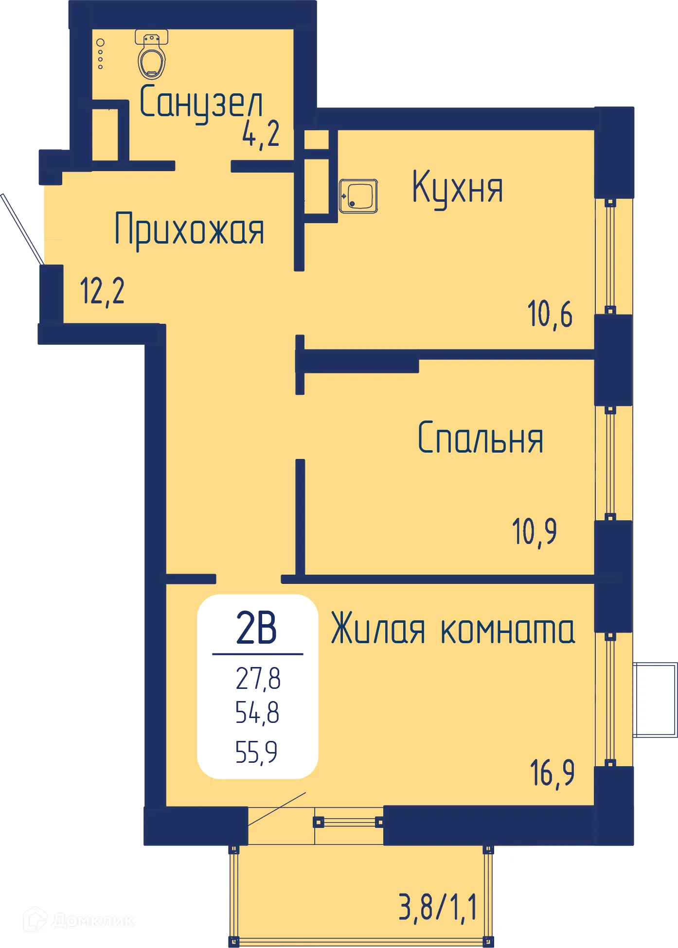 Фото квартиры в ЖК Универс