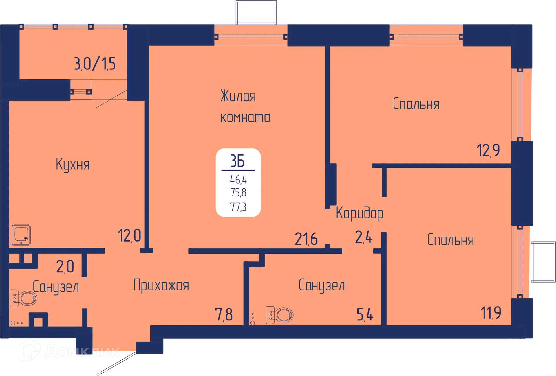 Фото квартиры в ЖК Универс