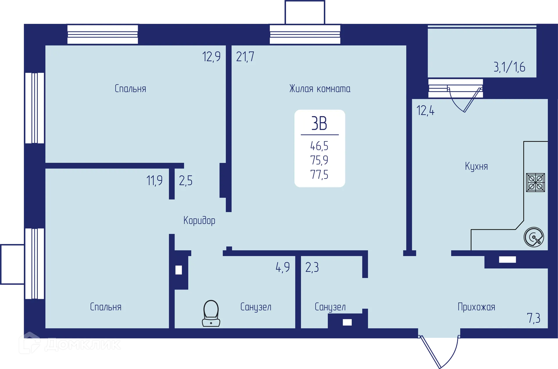 Фото квартиры в ЖК Универс