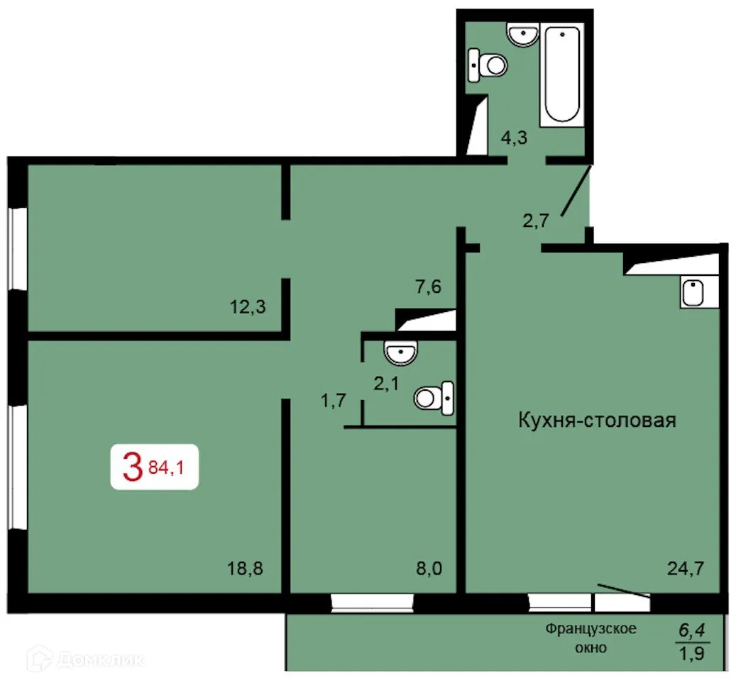 Фото квартиры в ЖК Мичурино