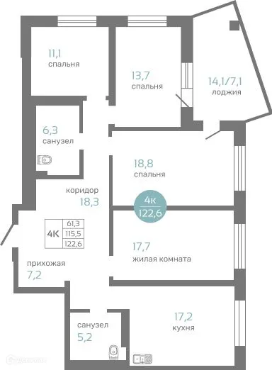 Фото квартиры в ЖК МАЭСТРО