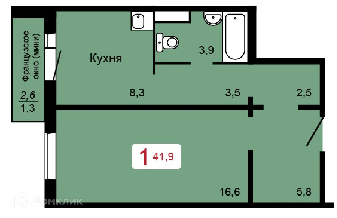 Фото квартиры в ЖК Мичурино