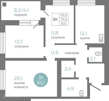 Фото квартиры в ЖК МАЭСТРО