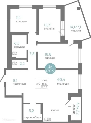 Фото квартиры в ЖК МАЭСТРО