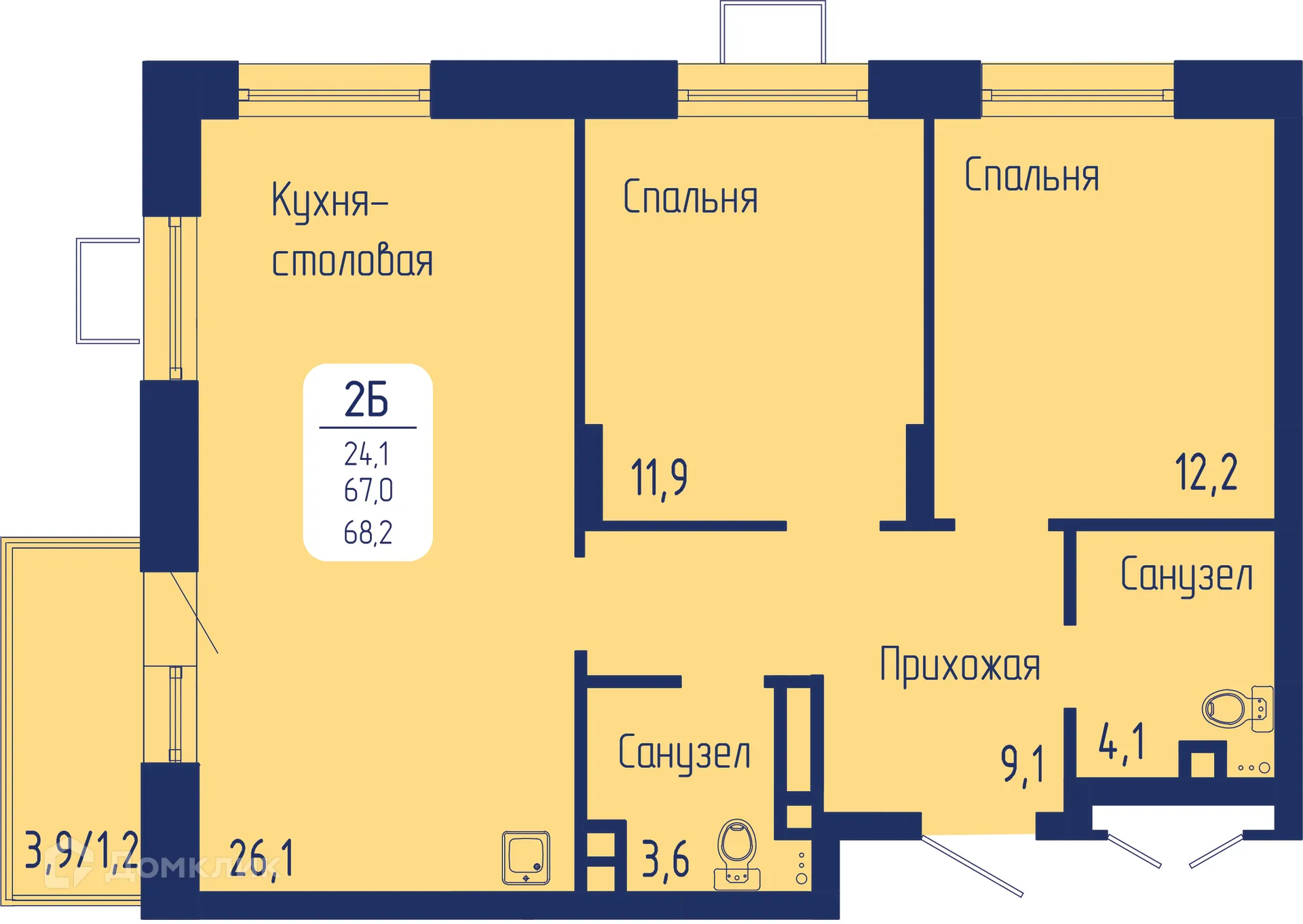 Фото квартиры в ЖК Универс