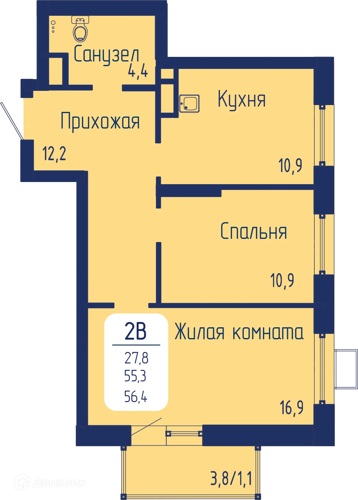 Фото квартиры в ЖК Универс