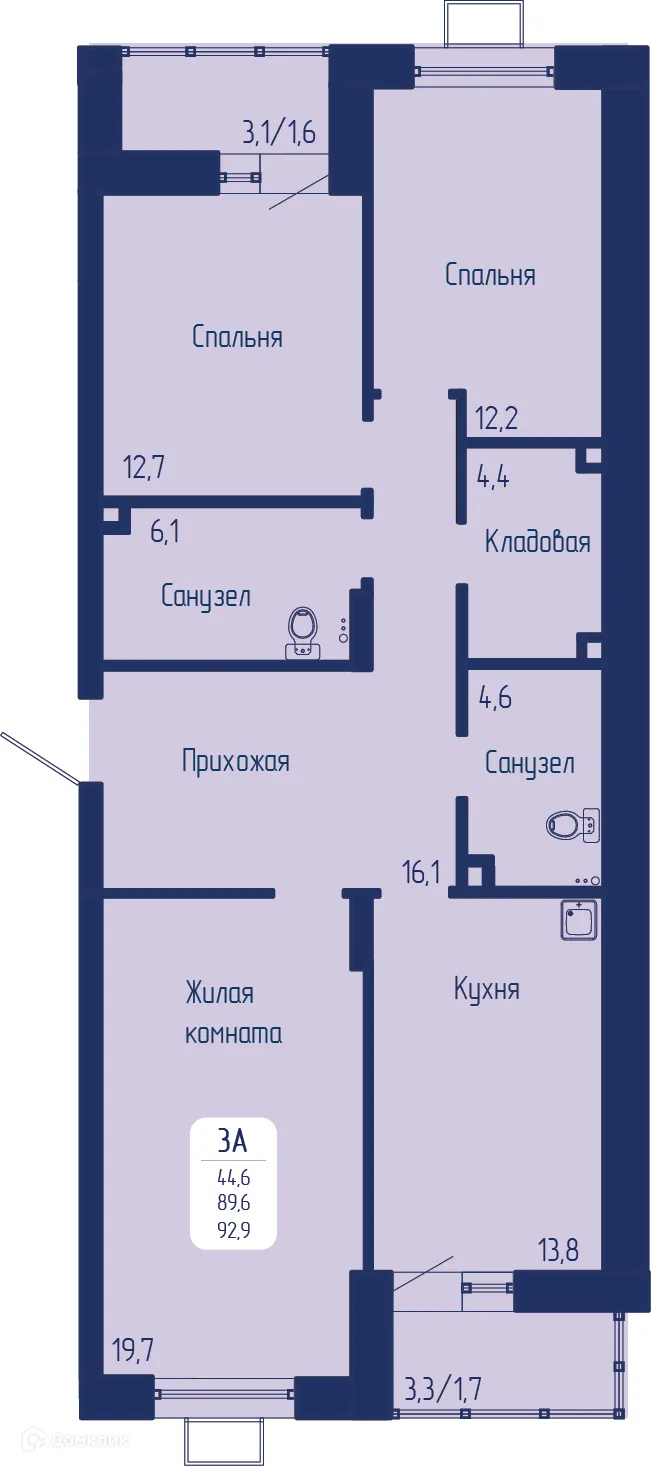 Фото квартиры в ЖК Универс