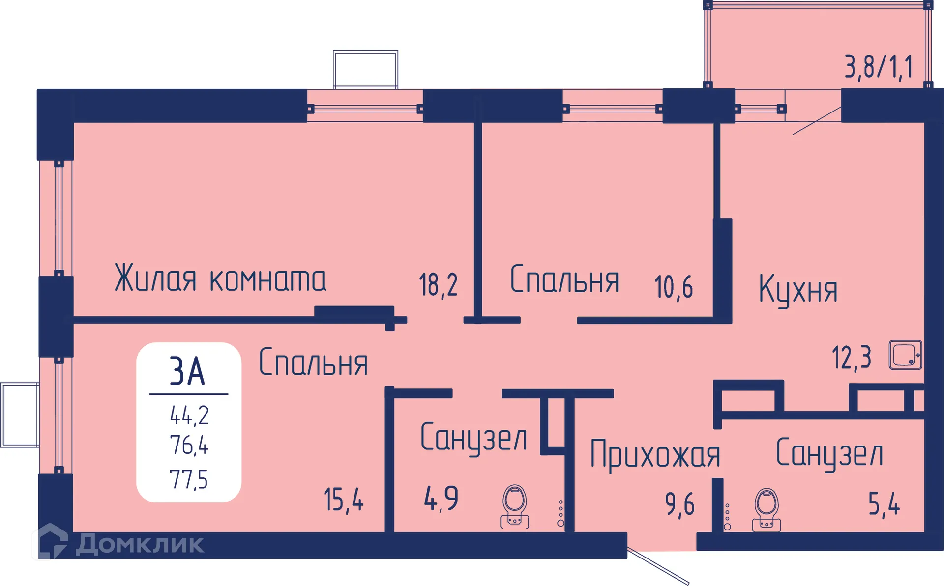 Фото квартиры в ЖК Универс