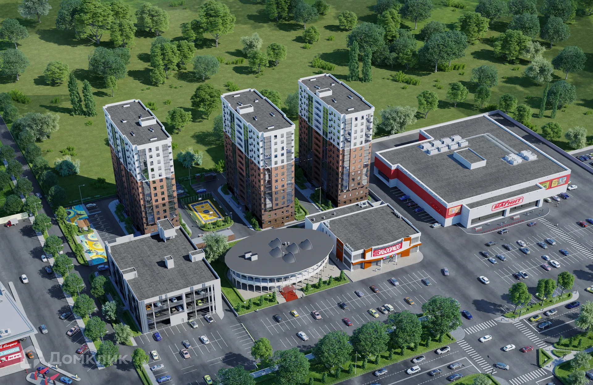 Планировка 2-комнатной квартиры 49.8 м² в ЖК ЖК Жилой комплекс "18/3", г. Анапа — фото 1